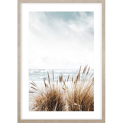 Ars Longa Druk artystyczny &quot;Coastal dunes no. 2&quot; w ramce - 70 x 50 cm ze sklepu Limango Polska w kategorii Obrazy - zdjęcie 184209354