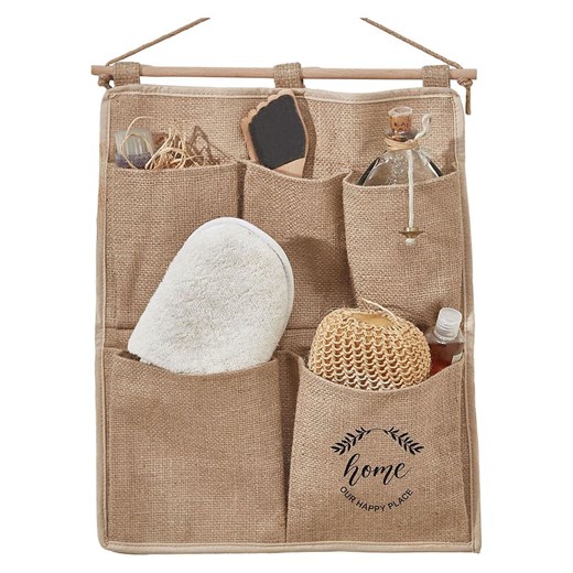 ABERTO DESIGN Organizer wiszący w kolorze jasnobrązowym - 35 x 45 cm Aberto Design onesize okazja Limango Polska