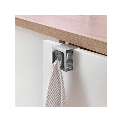metaltex Uchwyt w kolorze srebrnym na ściereczki do naczyń - 5 x 5 x 4 cm Metaltex onesize okazja Limango Polska