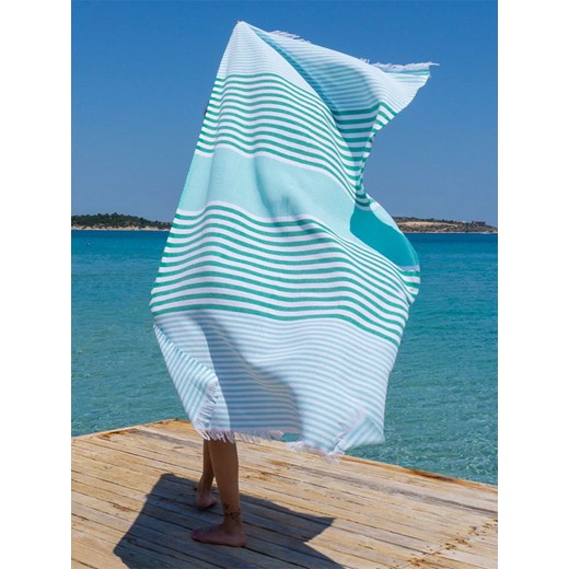 Hammam Chusta hammam w kolorze turkusowym - 180 x 100 cm Hammam onesize promocja Limango Polska