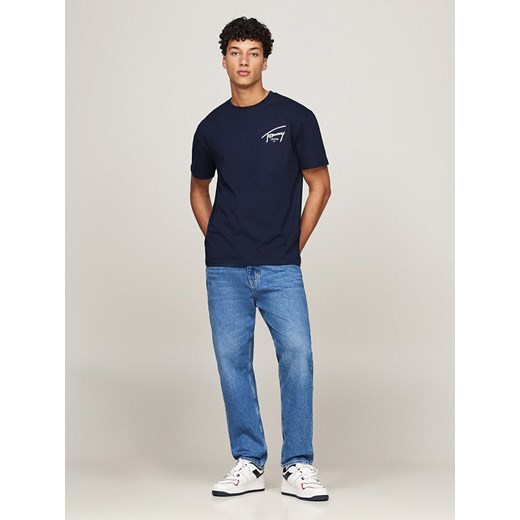 TOMMY JEANS Koszulka w kolorze granatowym ze sklepu Limango Polska w kategorii T-shirty męskie - zdjęcie 184210332