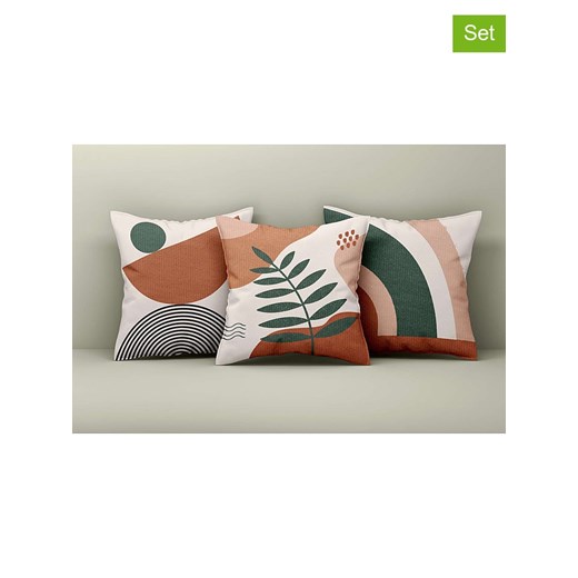 ABERTO DESIGN Poszewki (3 szt.) ze wzorem na poduszki Aberto Design 43x43 cm promocja Limango Polska