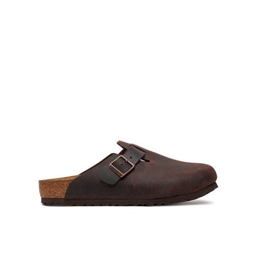 Klapki Birkenstock Boston 159711 Brązowy ze sklepu eobuwie.pl w kategorii Klapki męskie - zdjęcie 184210682