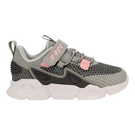 Popielate Sneakersy Z Materiału Dla Dziewczynki Bartek 87007-14 ze sklepu Wojas w kategorii Buty sportowe dziecięce - zdjęcie 184211424