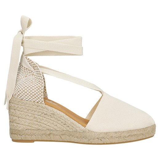 Beżowe Zabudowane Espadryle Relaks ze sklepu Wojas w kategorii Espadryle damskie - zdjęcie 184211444