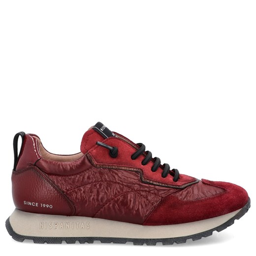 Hiszpańskie sneakersy damskie - HISPANITAS HI254209 BORDOWE ze sklepu Tymoteo.pl - sklep obuwniczy w kategorii Buty sportowe damskie - zdjęcie 184212001