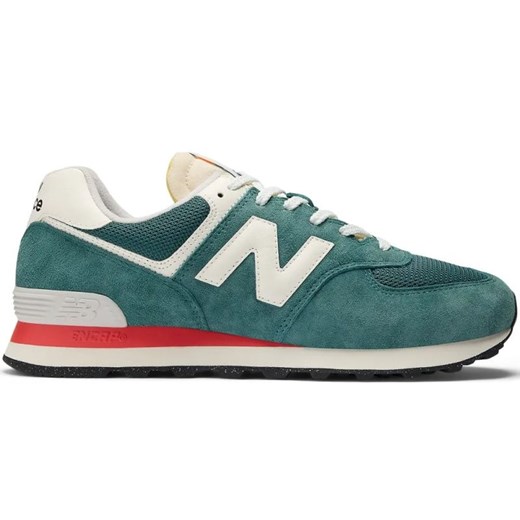 Buty New Balance U574VPG zielone ze sklepu ButyModne.pl w kategorii Buty sportowe męskie - zdjęcie 184212222