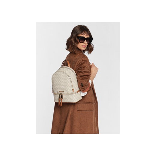 Plecak MICHAEL Michael Kors Rhea Zip 30S7GEZB1B Beżowy Michael Michael Kors 00 eobuwie.pl