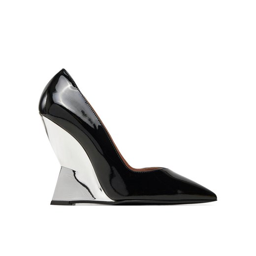 Pollini Półbuty SA1013AE1LTBZ000 Czarny ze sklepu MODIVO w kategorii Czółenka - zdjęcie 184212664
