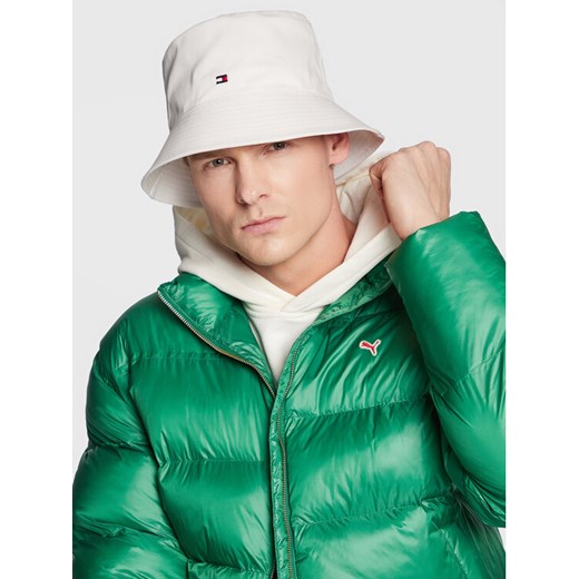 Tommy Hilfiger Kapelusz Essential Flag Bucket AW0AW14543 Biały Tommy Hilfiger 00 MODIVO