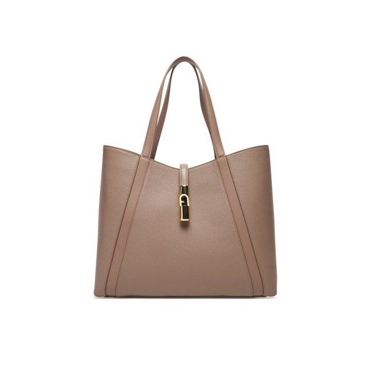 Furla Torebka Goccia L  WB01788 BX3353 KH 3624S Beżowy ze sklepu MODIVO w kategorii Torby Shopper bag - zdjęcie 184212693