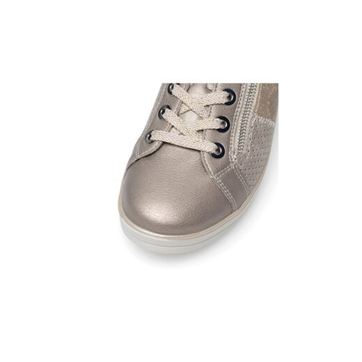 Rieker Sneakersy R7219-90 Złoty Rieker 37 MODIVO