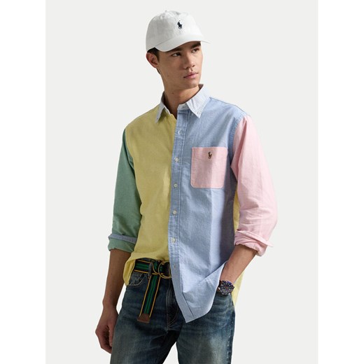 Polo Ralph Lauren Koszula 710928919001 Kolorowy Custom Fit ze sklepu MODIVO w kategorii Koszule męskie - zdjęcie 184214441