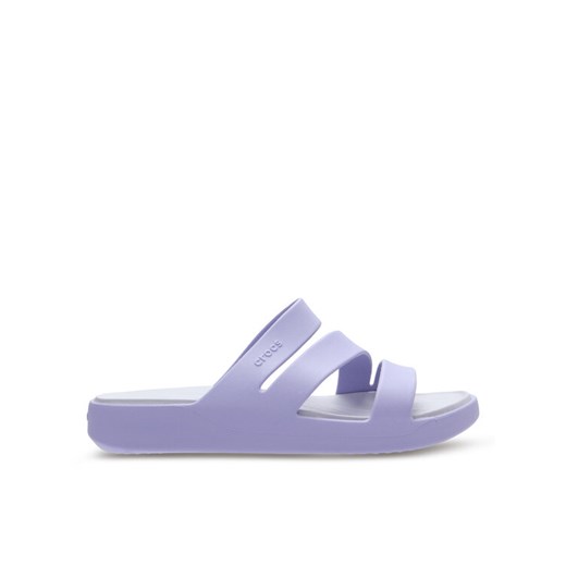 Crocs Klapki Getaway Strappy 209587 Fioletowy ze sklepu MODIVO w kategorii Klapki damskie - zdjęcie 184214451