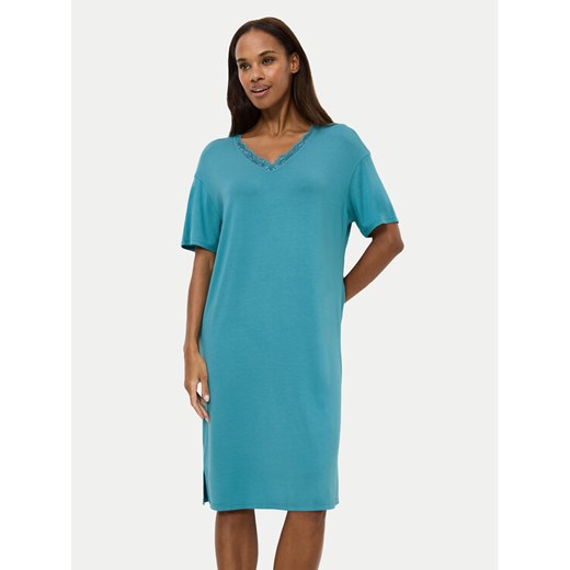 Triumph Koszula nocna Timeless Sensuality 10222628 Turkusowy Relaxed Fit Triumph 48 MODIVO