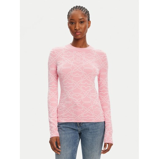 HUGO Sweter Satero 50542604 Czarny Slim Fit ze sklepu MODIVO w kategorii Swetry damskie - zdjęcie 184214453