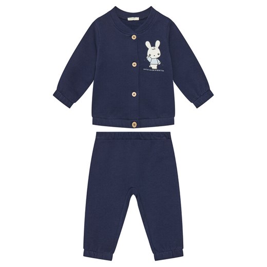 United Colors Of Benetton Dres 3J70AK012 Granatowy Regular Fit ze sklepu MODIVO w kategorii Odzież dla niemowląt - zdjęcie 184214462