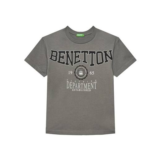 United Colors Of Benetton T-Shirt 3I1XC10N3 Szary Regular Fit ze sklepu MODIVO w kategorii T-shirty chłopięce - zdjęcie 184214541