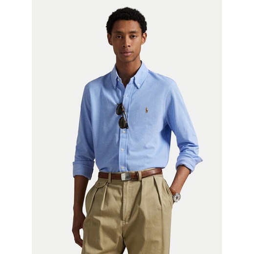 Polo Ralph Lauren Koszula 710979488001 Błękitny Regular Fit ze sklepu MODIVO w kategorii Koszule męskie - zdjęcie 184214554