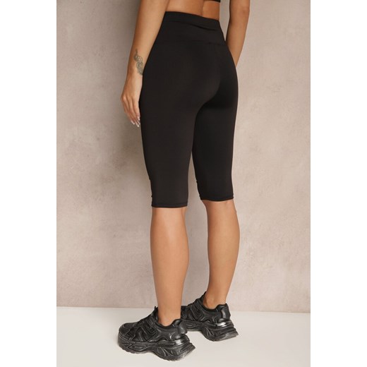 Czarne Szorty z Bawełny Typu Bikery Dollisana Renee L/XL wyprzedaż renee.pl