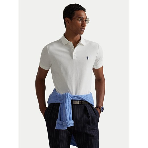 Polo Ralph Lauren Polo 710941439002 Biały Regular Fit ze sklepu MODIVO w kategorii T-shirty męskie - zdjęcie 184215770
