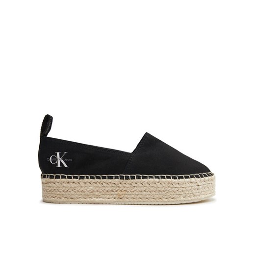Calvin Klein Jeans Espadryle Platform Espadrille Ml Btw YW0YW01378 Czarny ze sklepu MODIVO w kategorii Espadryle damskie - zdjęcie 184215784