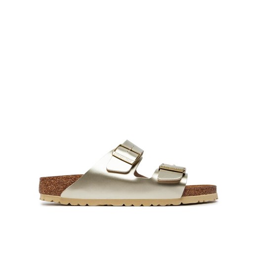 Birkenstock Klapki Arizona Birko-Flor 1014841 D Złoty 38 MODIVO