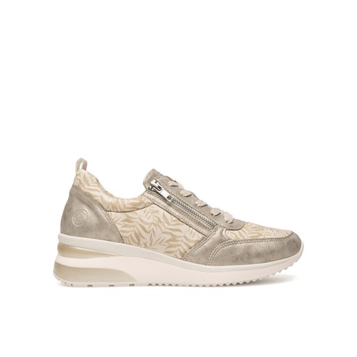 Remonte Sneakersy D2401-60 Beżowy ze sklepu MODIVO w kategorii Buty sportowe damskie - zdjęcie 184215833