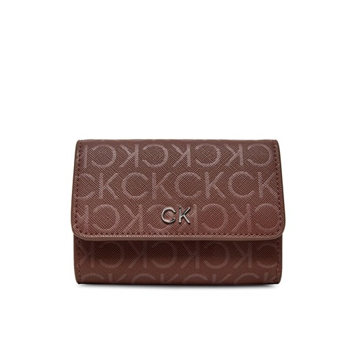 Calvin Klein Mały Portfel Damski Ck Daily Sm Trifold_Mono K60K612684 Bordowy ze sklepu MODIVO w kategorii Portfele damskie - zdjęcie 184215851