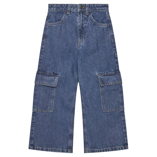 United Colors Of Benetton Jeansy 4DW2CE035 Niebieski Wide Leg ze sklepu MODIVO w kategorii Spodnie dziewczęce - zdjęcie 184215873