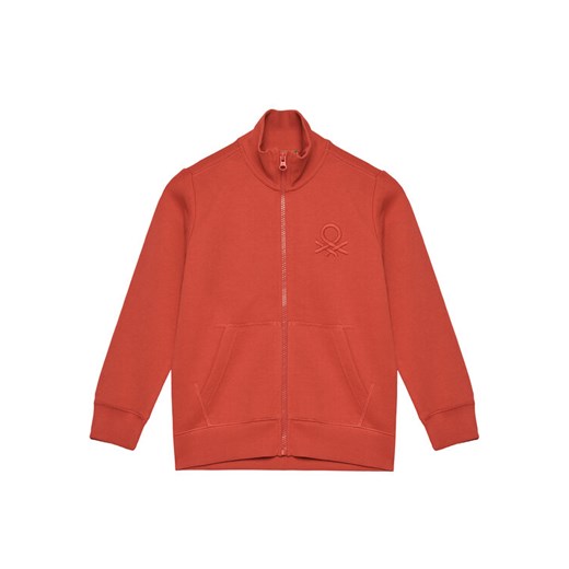 United Colors Of Benetton Bluza 3J68C501B Czerwony Regular Fit ze sklepu MODIVO w kategorii Bluzy chłopięce - zdjęcie 184215881