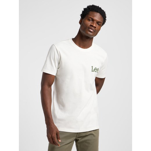 LEE MĘSKA KOSZULKA LEE MEDIUM WOBBLY LEE TEE ECRU 112364535 ze sklepu YouNeedit.pl w kategorii T-shirty męskie - zdjęcie 184216292