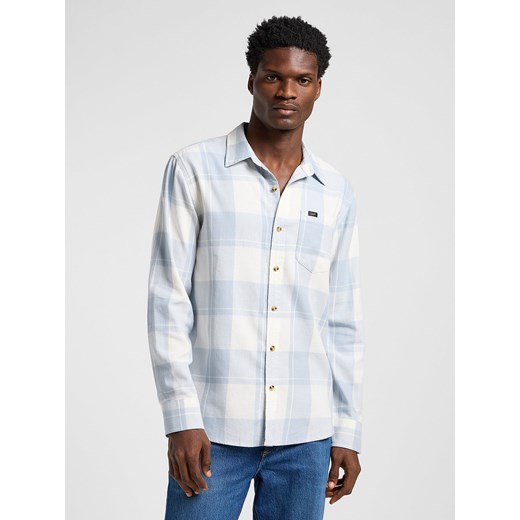 LEE MĘSKA KOSZULA LEE MERCANTILE SHIRT ECRU CONCRETE 112364144 ze sklepu YouNeedit.pl w kategorii Koszule męskie - zdjęcie 184216332