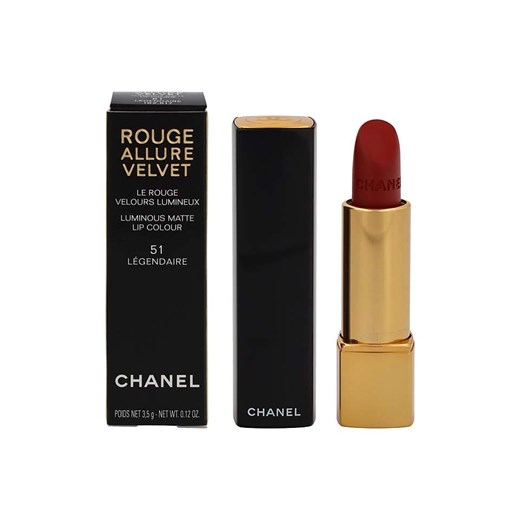 Chanel Szminka &quot;Rouge Allure Velvet Luminous Matte - #51 Legendaire&quot; - 3,5 g ze sklepu Limango Polska w kategorii Pomadki do ust - zdjęcie 184217181