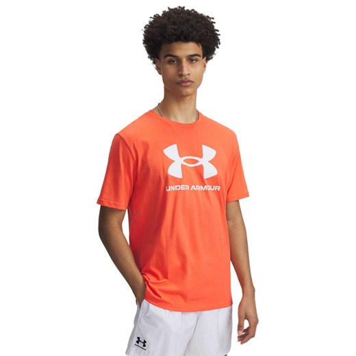 Under Armour Koszulka w kolorze pomarańczowym ze sklepu Limango Polska w kategorii T-shirty męskie - zdjęcie 184217284