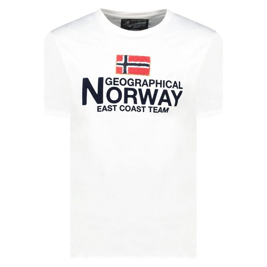 Geographical Norway Koszulka &quot;Jacky&quot; w kolorze białym ze sklepu Limango Polska w kategorii T-shirty męskie - zdjęcie 184217961
