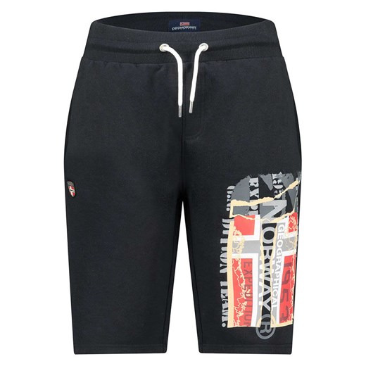 Geographical Norway Bermudy &quot;Paytorn&quot; w kolorze czarnym ze sklepu Limango Polska w kategorii Spodenki męskie - zdjęcie 184217993