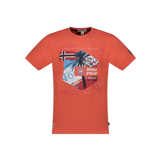 Geographical Norway Koszulka &quot;J-Break&quot; w kolorze ceglanym ze sklepu Limango Polska w kategorii T-shirty męskie - zdjęcie 184218053
