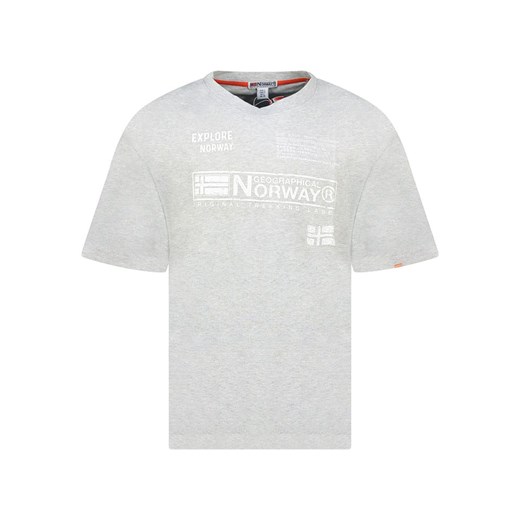 Geographical Norway Koszulka &quot;Jartin&quot; w kolorze szarym ze sklepu Limango Polska w kategorii T-shirty męskie - zdjęcie 184218061