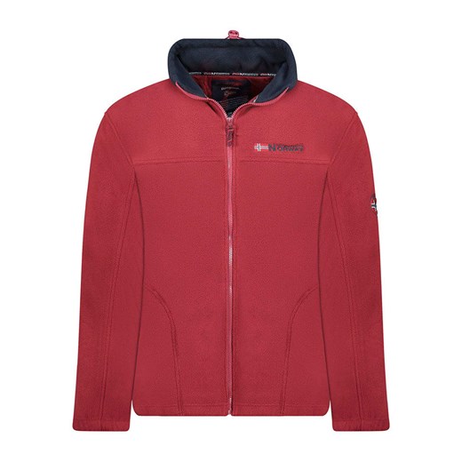 Geographical Norway Kurtka polarowa &quot;Tamazonie&quot; w kolorze czerwonym ze sklepu Limango Polska w kategorii Bluzy męskie - zdjęcie 184218101