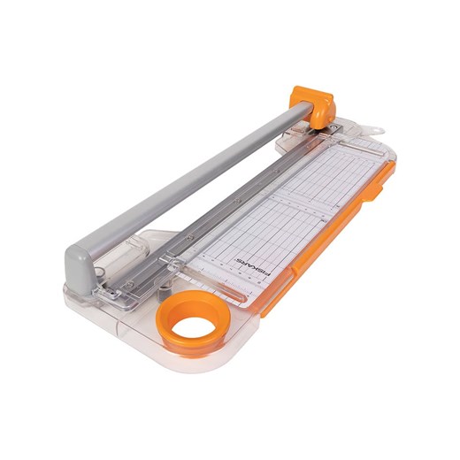 Fiskars Gilotyna w kolorze srebrno-biało-pomarańczowym do papieru - dł. 30 cm ze sklepu Limango Polska w kategorii Zabawki - zdjęcie 184218130