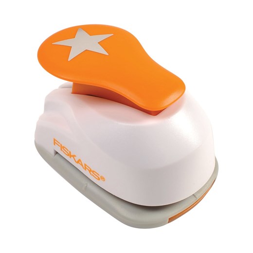 Fiskars Dziurkacz &quot;Gwiazda&quot; w kolorze biało-pomarańczowym - 5 x 15 x 9 cm ze sklepu Limango Polska w kategorii Zabawki - zdjęcie 184218163