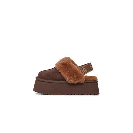 Kapcie Ugg W Funkette 1113474 Brązowy 40 eobuwie.pl