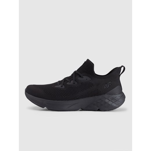 Męskie sneakersy 4F Velocity E-knit 4FRSS25FSPOM147 - czarne ze sklepu Sportstylestory.com w kategorii Buty sportowe męskie - zdjęcie 184221270