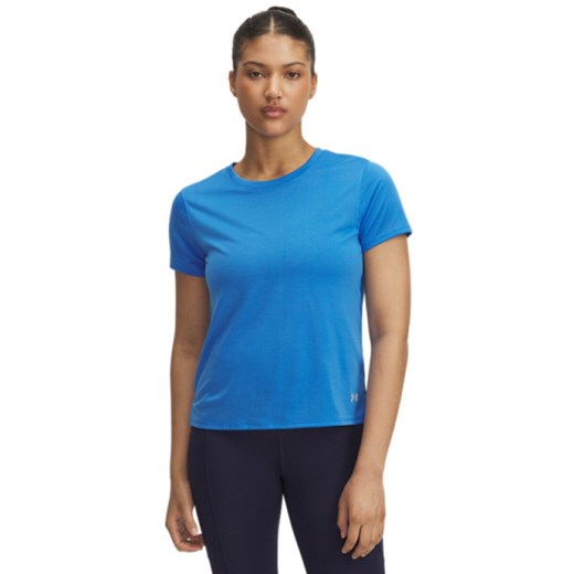 Damska koszulka do biegania Under Armour UA Launch Shortsleeve - niebieska ze sklepu Sportstylestory.com w kategorii Bluzki damskie - zdjęcie 184221420