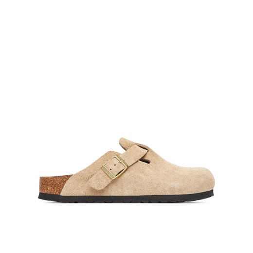 Birkenstock Klapki Boston 1030883 Beżowy ze sklepu MODIVO w kategorii Klapki damskie - zdjęcie 184222531