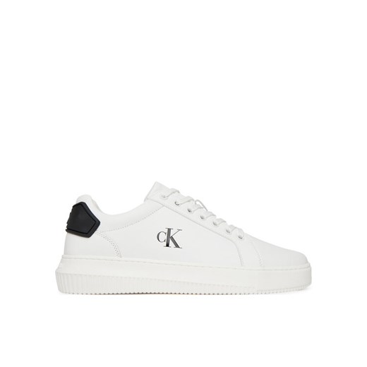 Calvin Klein Jeans Sneakersy Chunky Cupsole Ru Patch Lth YM0YM01296 Biały ze sklepu MODIVO w kategorii Buty sportowe męskie - zdjęcie 184222574