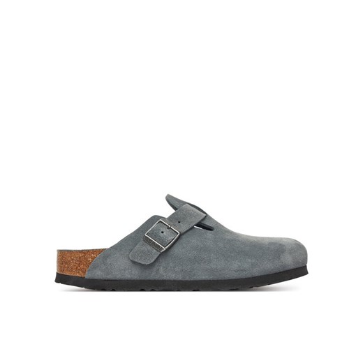 Birkenstock Klapki Boston Sfb 1030874 Szary ze sklepu MODIVO w kategorii Klapki damskie - zdjęcie 184222643
