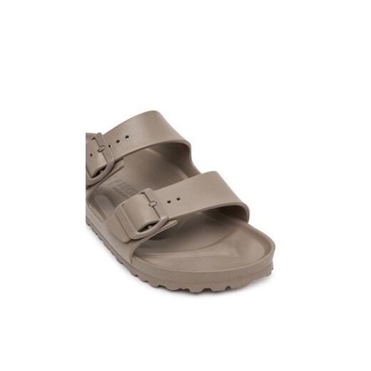 Klapki damskie BIRKENSTOCK bez zapięcia beżowe casual 