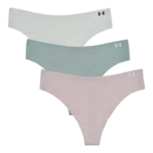 Stringi damskie Pure Stretch NS Thong 3 pary Under Armour ze sklepu SPORT-SHOP.pl w kategorii Majtki damskie - zdjęcie 184226492